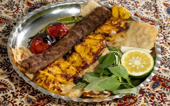 خوراک کباب وزیری