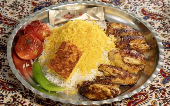 چلو کباب بال